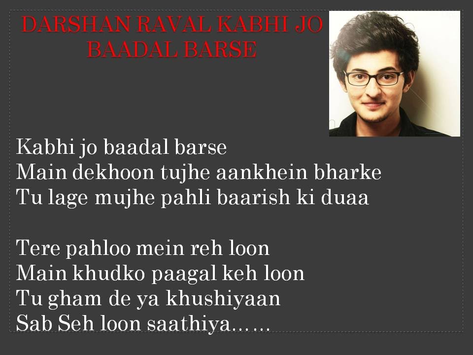 Kabhi Jo Badal Barse Song Download